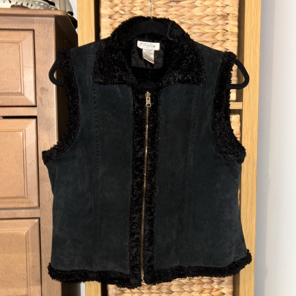 Authentic suede vest